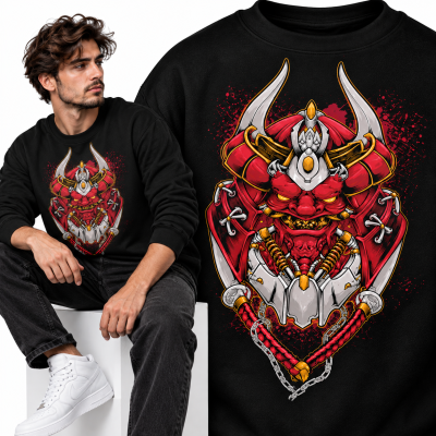 BLUZA ŚMIESZNA  ONI SAMURAI